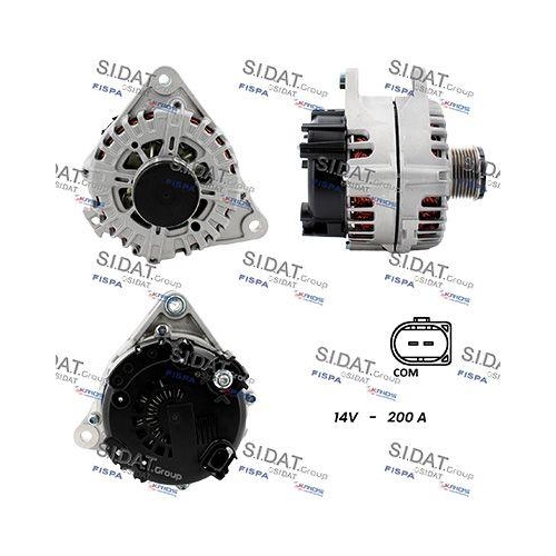 Generator Sidat A12VA1401A2 f&uuml;r Iveco