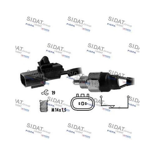Switch Reverse Light Sidat 3.234222 for Mitsubishi