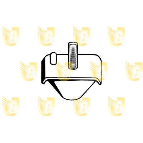 Lagerung Motor Unigom 396141 f&uuml;r Citro&euml;n Peugeot Vorne