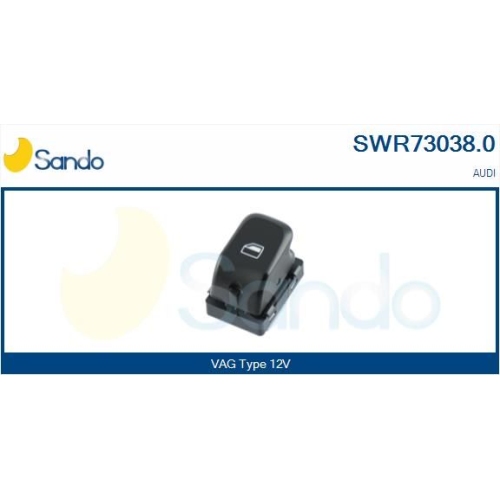 Schalter Fensterheber Sando SWR73038.0 f&uuml;r Vag Beifahrerseitig