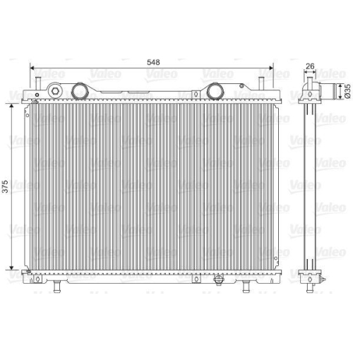 K&uuml;hler Motork&uuml;hlung Valeo 731972 f&uuml;r Fiat