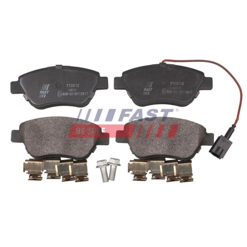 Bremsbelagsatz Scheibenbremse Fast FT29112 f&uuml;r Citro&euml;n Fiat Vorderachse