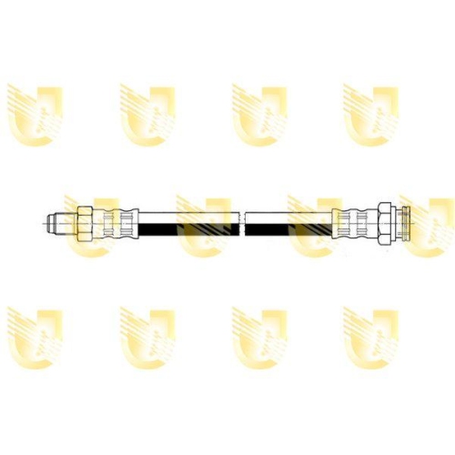 Bremsschlauch Unigom 372534 für Alfa Romeo Fiat Seat Hinten