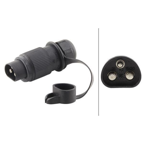 Stecker Hella 8JA 002 263-011 für Aebi Scania Toyota Van Hool Jaeger Case Ih