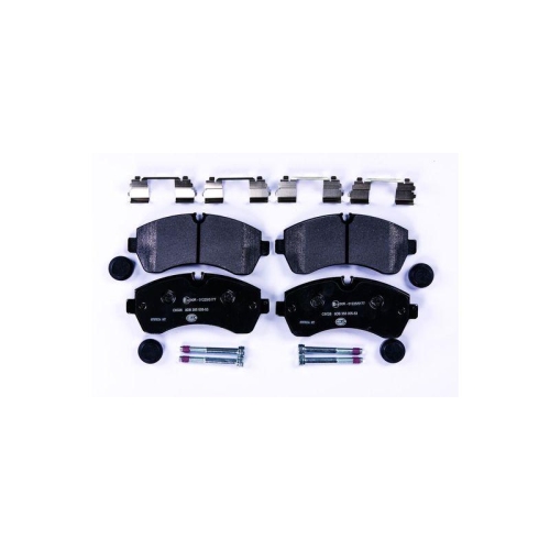 Bremsbelagsatz Scheibenbremse Hella 8DB 355 005-531 f&uuml;r Audi Mercedes Benz Seat