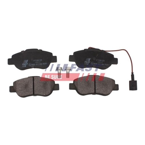Bremsbelagsatz Scheibenbremse Fast FT29123 f&uuml;r Fiat Ford Iveco Opel Suzuki