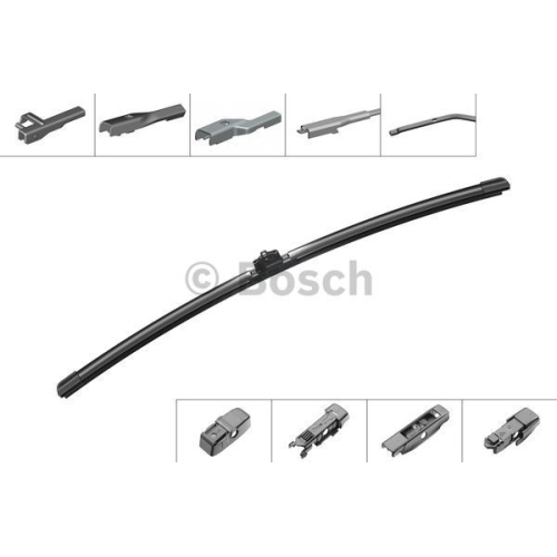 1 Wischblatt BOSCH 3397006834 Aerotwin Plus f&uuml;r, beifahrerseitig, fahrerseitig
