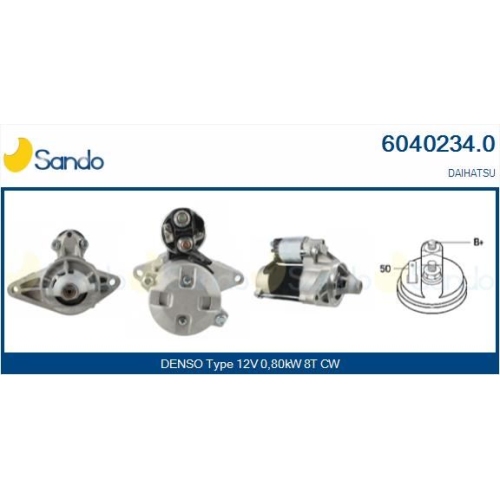 Starter Sando 6040234.0 für Daihatsu