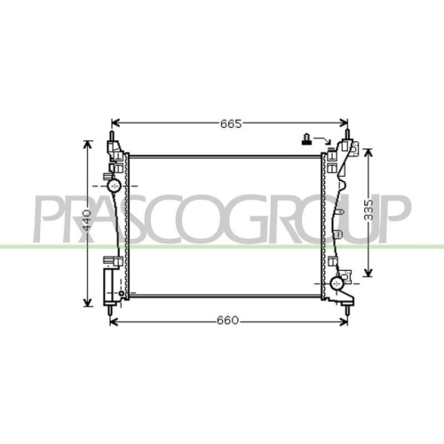 K&uuml;hler Motork&uuml;hlung Prasco FT342R003 Aq f&uuml;r Fiat
