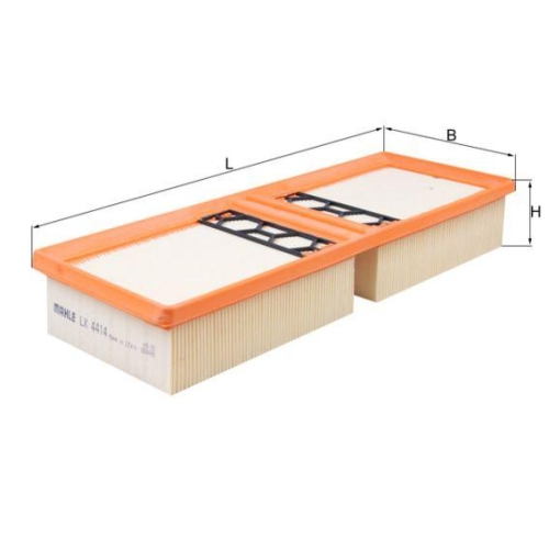 Luftfilter Mahle LX 4414 f&uuml;r Alfa Romeo Fiat