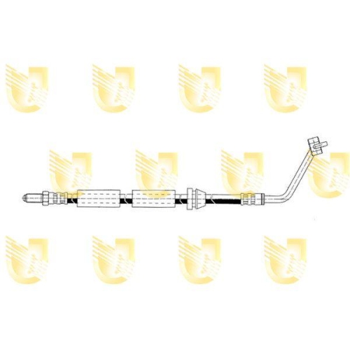 Bremsschlauch Unigom 379795 für Ford Vorderachse Rechts