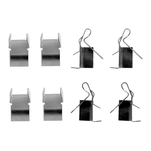 Zubehörsatz Scheibenbremsbelag Bosch 1987474606 für Vorderachse