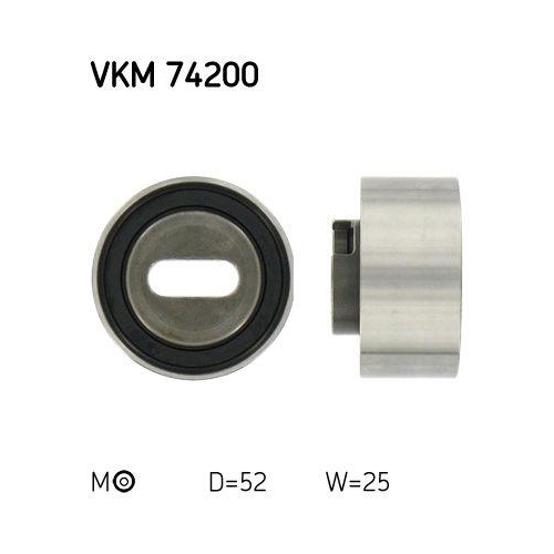 Spannrolle Zahnriemen Skf VKM 74200 für Mazda Hyundai Kia