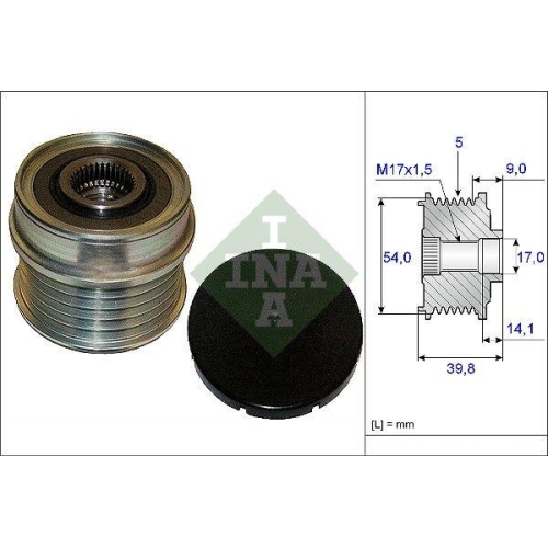 Generatorfreilauf Schaeffler Ina 535 0171 10 f&uuml;r Alfa Romeo Fiat Lancia Opel