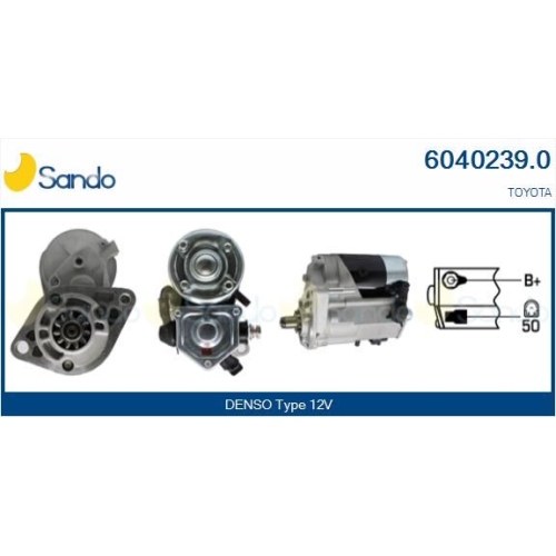 Starter Sando 6040239.0 f&uuml;r Toyota
