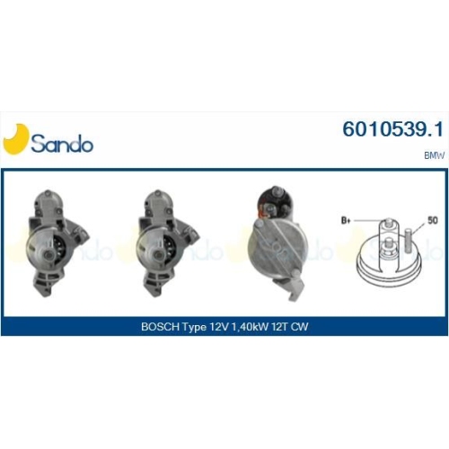 Starter Sando 6010539.1 für Bmw