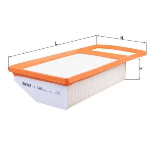 Luftfilter Mahle LX 4460 f&uuml;r Citro&euml;n Fiat Opel Peugeot Vauxhall General Motors
