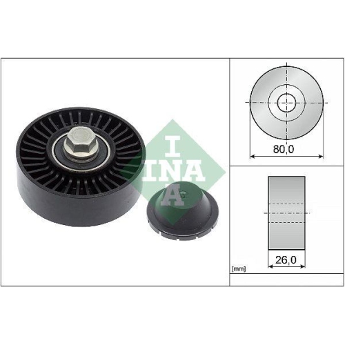 Umlenk /f&uuml;hrungsrolle Keilrippenriemen Schaeffler Ina 532 0512 10 f&uuml;r Bmw Mini