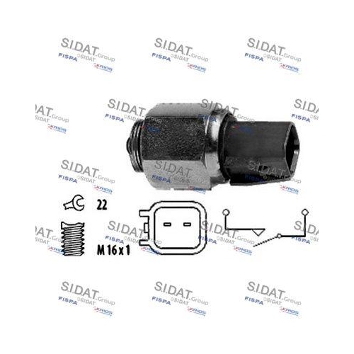 Schalter R&uuml;ckfahrleuchte Sidat 3.234237 f&uuml;r Ford Jaguar Mazda Volvo
