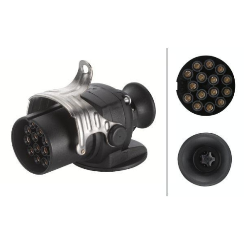 Stecker Hella 8JA 007 241-021 für Aebi Scania Jaeger Weiro Plaxton Vdl