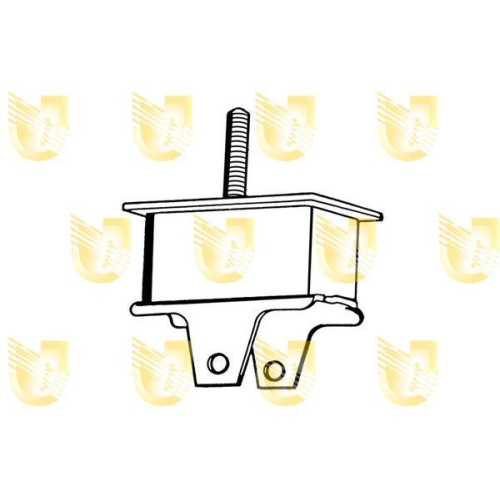 Lagerung Motor Unigom 396161 f&uuml;r VW Vorne Links
