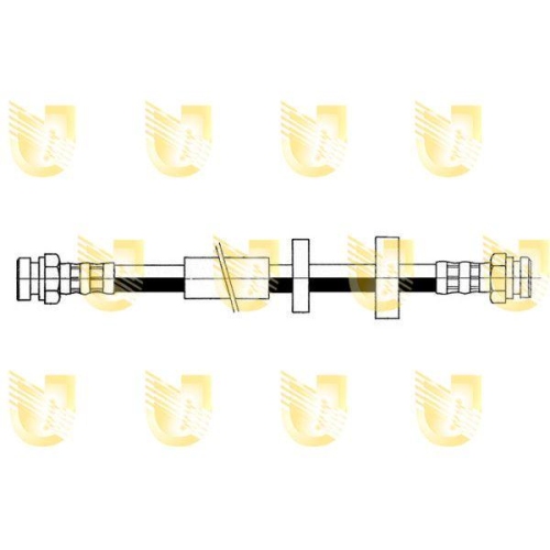 Bremsschlauch Unigom 372556 für Fiat Lancia Hinten