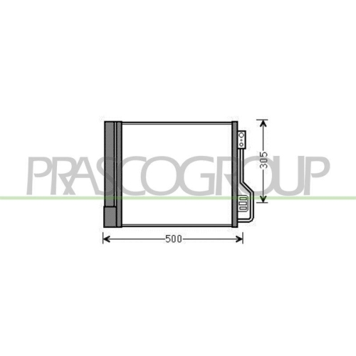 Kondensator Klimaanlage Prasco ME305C001 Prascoselection f&uuml;r Mercedes Benz Smart