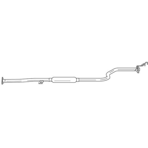 Mittelschalld&auml;mpfer Sigam 23404 f&uuml;r Honda