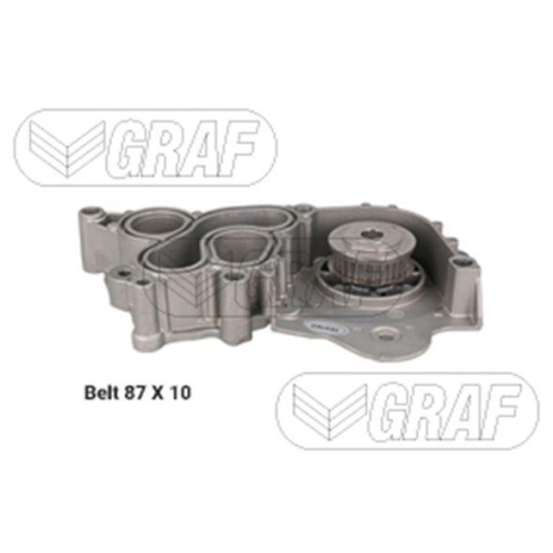 Wasserpumpe + Zahnriemensatz Graf PA1218B f&uuml;r Audi Seat Skoda VW Vw (faw)