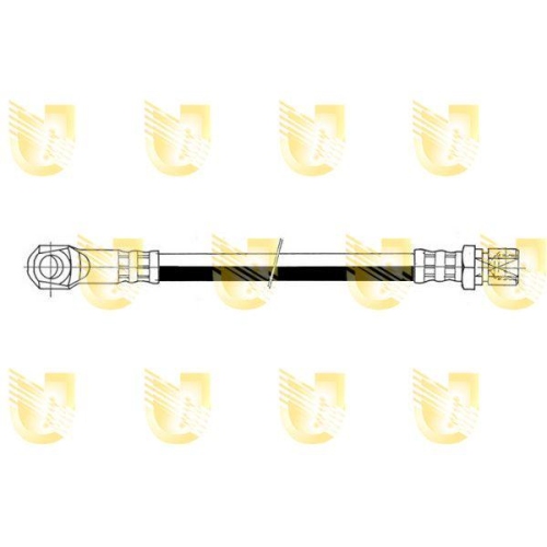 Bremsschlauch Unigom 372584 f&uuml;r Fiat Lancia Seat Zastava Vorne