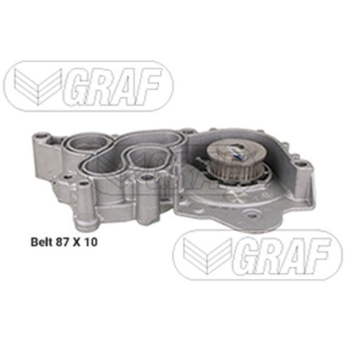 Wasserpumpe + Zahnriemensatz Graf PA1267B f&uuml;r Audi Seat Skoda VW