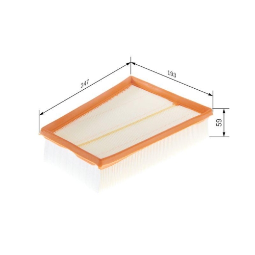 Luftfilter Bosch F026400138 für Austin Citroën Peugeot Renault Rover Samsung