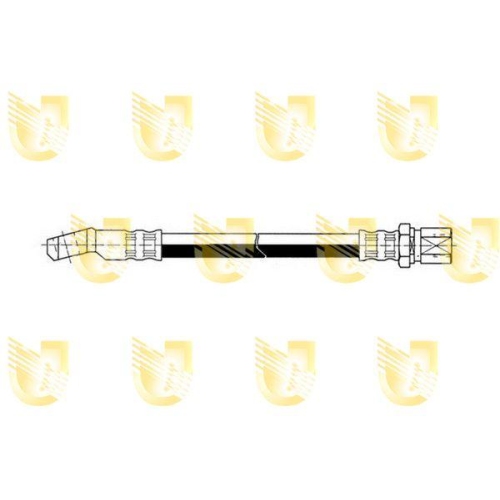 Bremsschlauch Unigom 372609 f&uuml;r Fiat Vorne