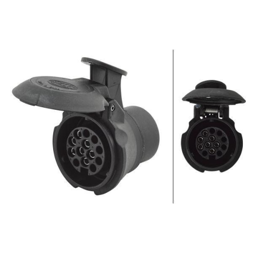 Adapter Steckdose Hella 8JA 008 969-011 für Aebi Scania Jaeger Bobcat