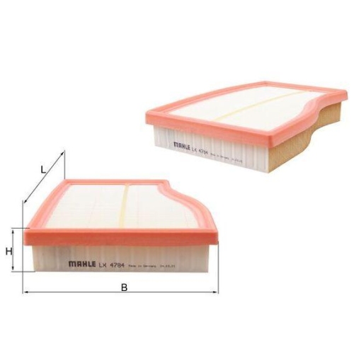 Luftfilter Mahle LX 4784 f&uuml;r Mercedes Benz Mercedes Benz