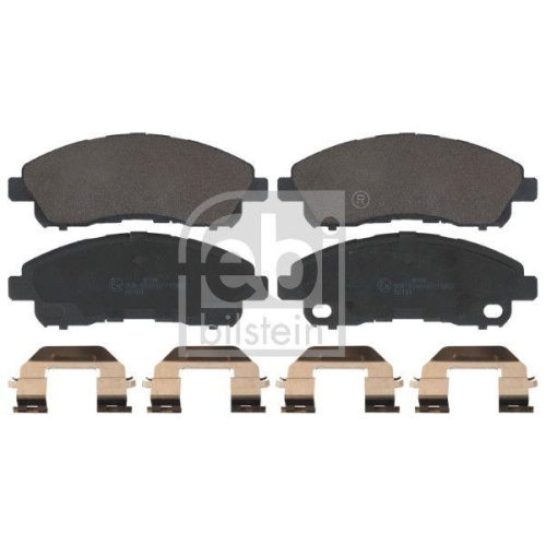 Bremsbelagsatz Scheibenbremse Febi Bilstein 16948 für Mitsubishi Hinterachse