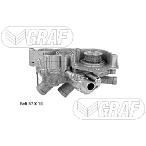 Wasserpumpe + Zahnriemensatz Graf PA1420A f&uuml;r Audi Seat Skoda VW