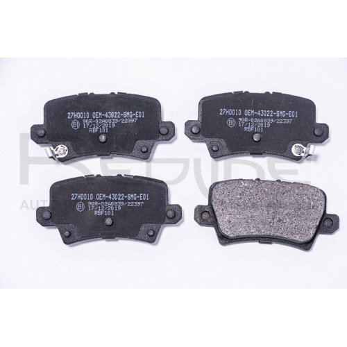 Bremsbelagsatz Scheibenbremse Red-line 27HO010 f&uuml;r Honda Hinterachse