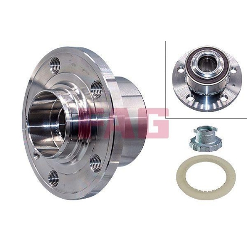 Radlagersatz Schaeffler Fag 713 6110 70 f&uuml;r Seat VW Vorderachse
