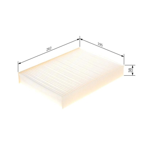 Filter Innenraumluft Bosch 1987435082 f&uuml;r Fiat Nissan Renault