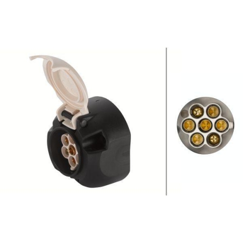 Socket Hella 8JB 001 943-041 for Mercedes Benz Mercedes Benz Jaeger Case Ih Same