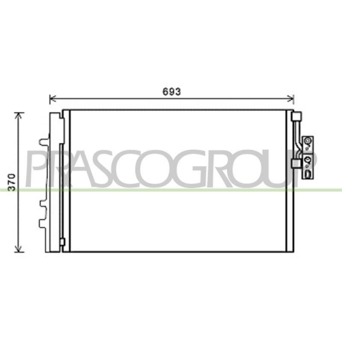 Kondensator Klimaanlage Prasco BM804C003 Prascoselection f&uuml;r Bmw