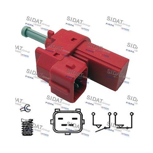Bremslichtschalter Sidat 5.140041 für Ford Jaguar