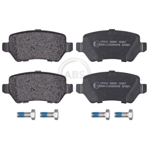 Bremsbelagsatz Scheibenbremse A.b.s. 37814 f&uuml;r Opel Vauxhall Hinterachse