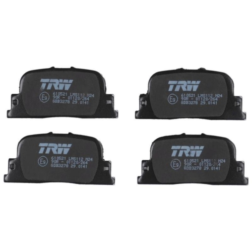 Bremsbelagsatz Scheibenbremse Trw GDB3278 f&uuml;r Toyota Geely Scion Lifan Byd Lexus