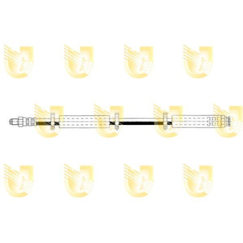 Bremsschlauch Unigom 372639 f&uuml;r Fiat Lancia Vorne