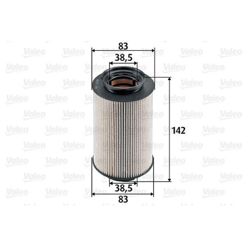 Kraftstofffilter Valeo 587909 f&uuml;r Audi Seat Skoda VW