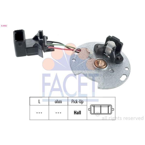 Sensor Z&uuml;ndimpuls Facet 8.4982 Made In Italy - Oe Equivalent f&uuml;r Seat VW