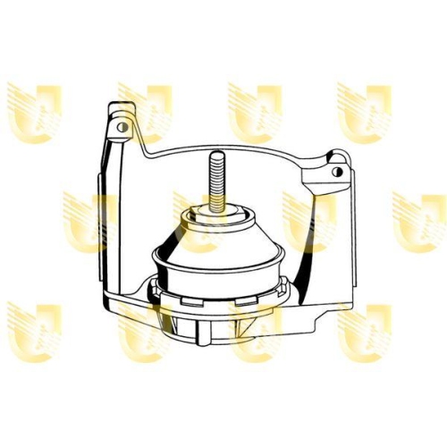 Lagerung Motor Unigom 396177 f&uuml;r Audi VW Vorne Rechts