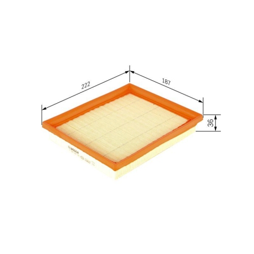 Luftfilter Bosch F026400153 f&uuml;r Toyota Lexus